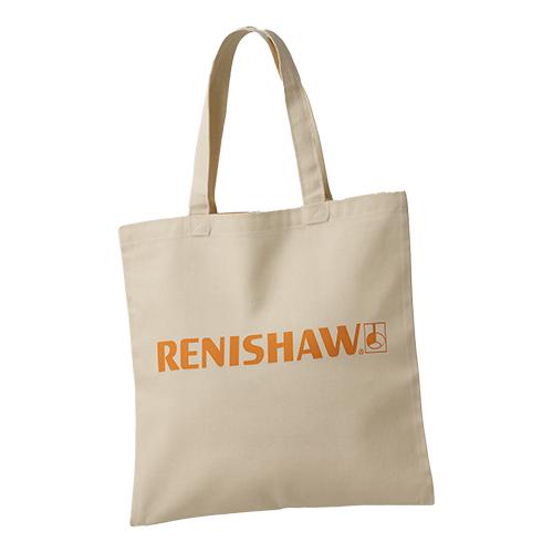 Renishaw branded cotton tote bag