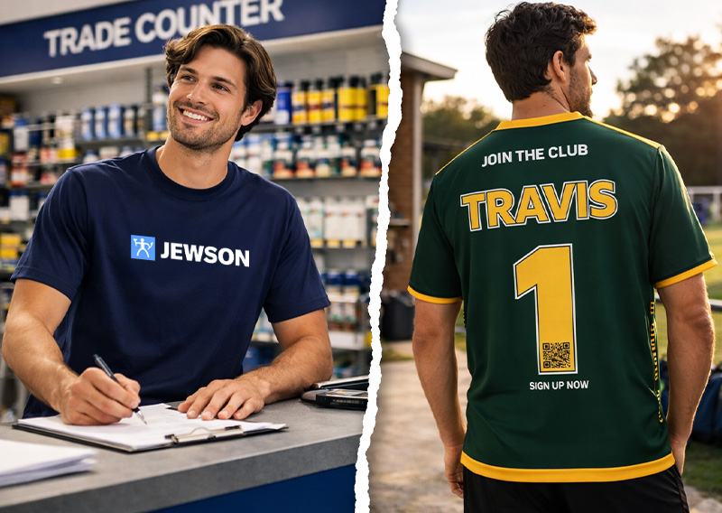 Branded workwear and team kit
