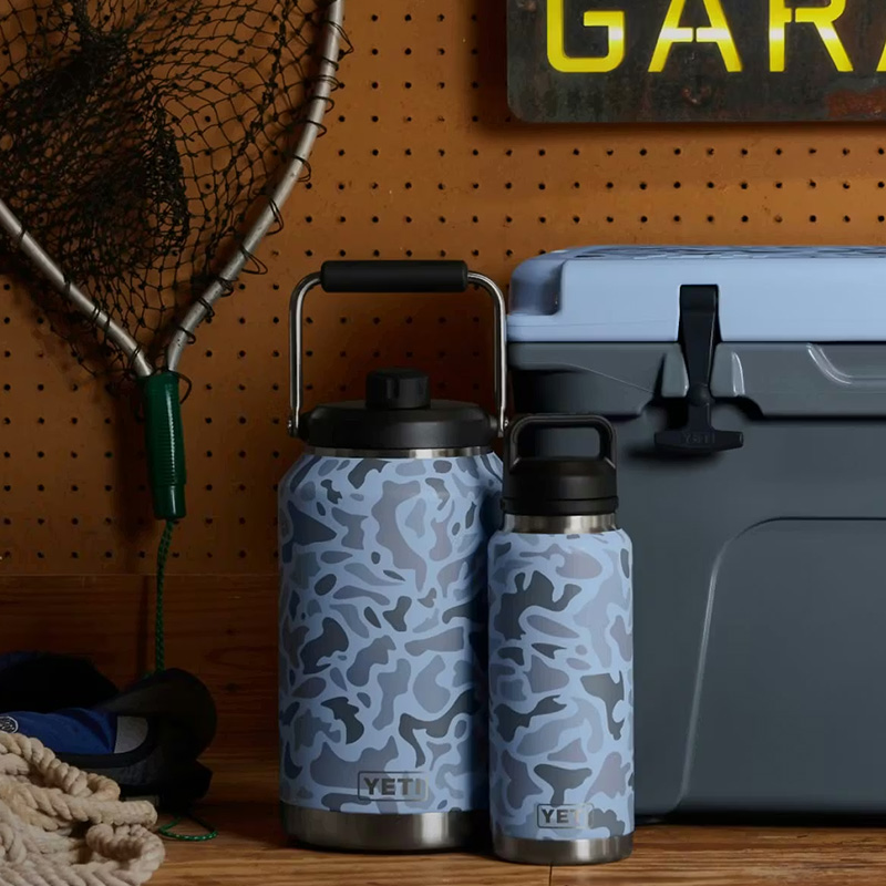 Shelving of branded outdoor and drinkware products