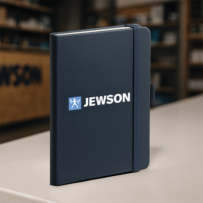 Jewson branded notebook in-branch
